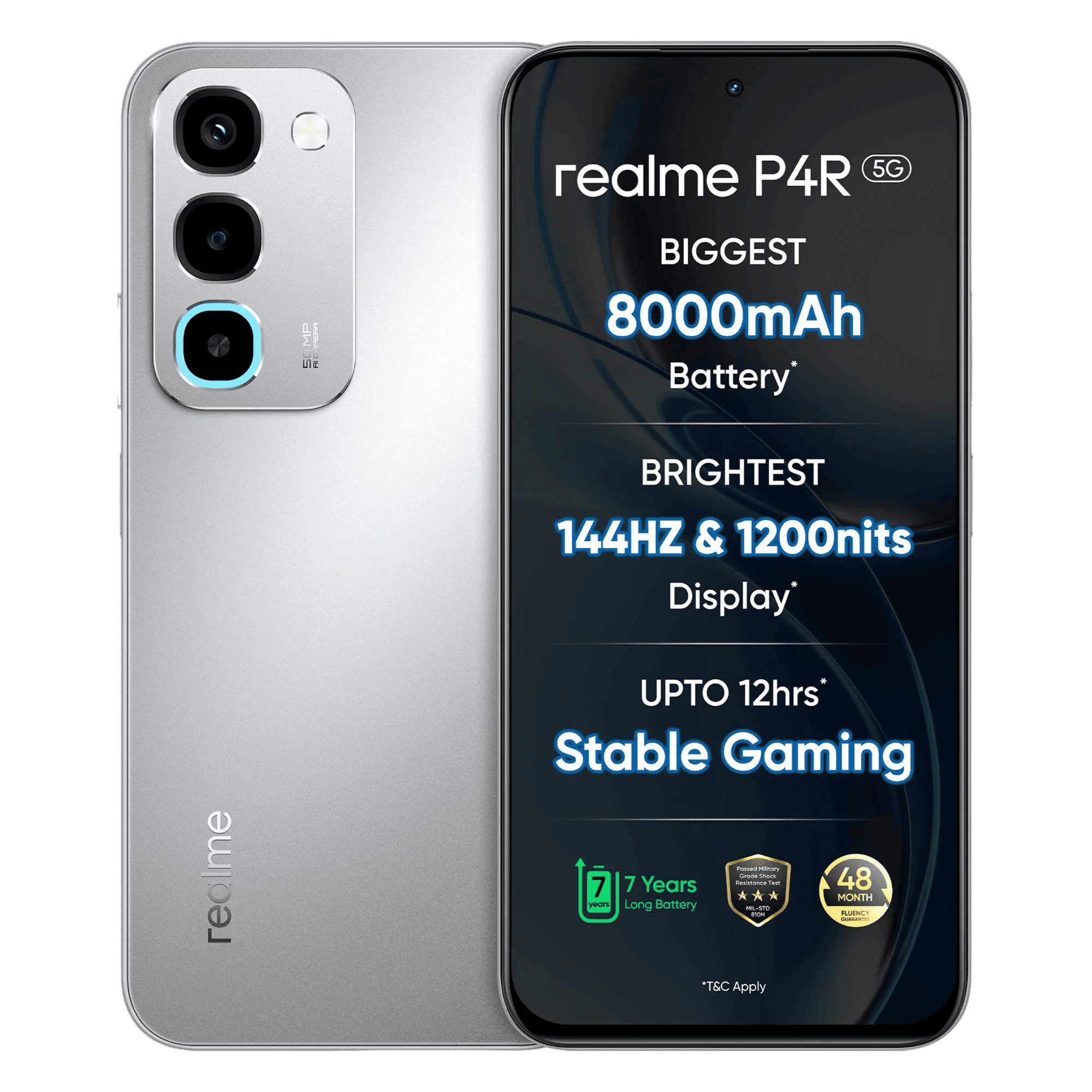 REALME P4R 5G RMX5266 4GB/128GB SILVER GLARE