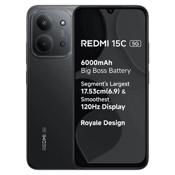 REDMI 15C 5G 6/128GB MIDNIGHT BLACK