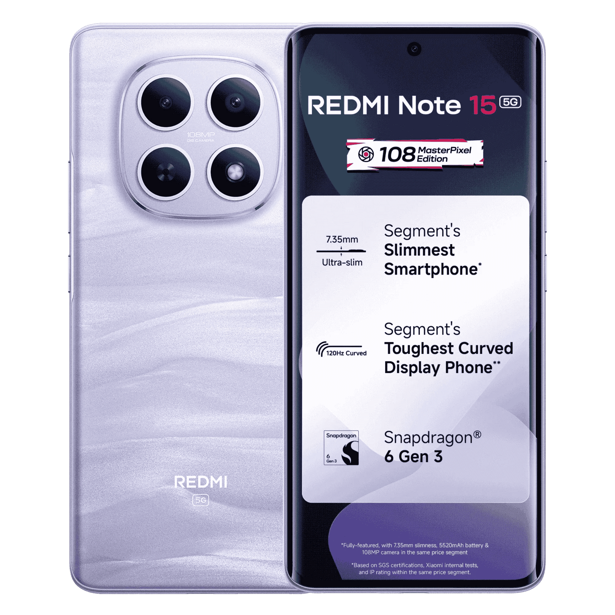 REDMI NOTE 15 5G 8GB/128GB MIST PURPLE