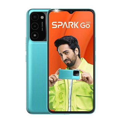 Tecno Spark Go 2022  (2GB RAM,32GB Storage) Turquoise Cyan