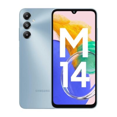 SAMSUNG Galaxy M14 4G (Storage 128 GB)  (6 GB RAM) Arctic Blue