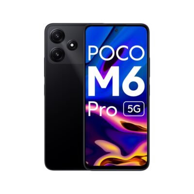 POCO M6 Pro 5G (Storage 128 GB)  (4 GB RAM) Power Black