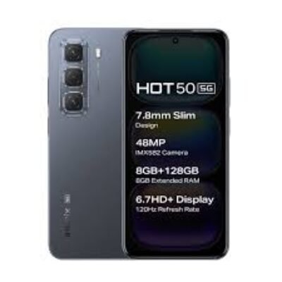 Infinix Hot 50 5G (Storage 128 GB)  (4 GB RAM) Sleek Black