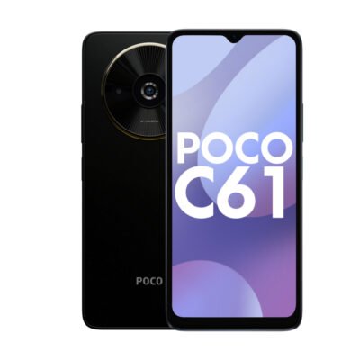 POCO C61 (Storage 64 GB)  (4 GB RAM) Diamond Dust Black